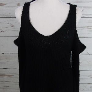 LOVERICHE cold shoulder sweater size Large